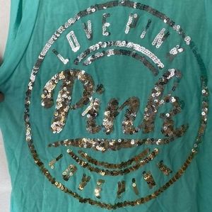 Pink victoria secret bling tanktop